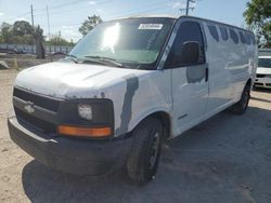 Chevrolet salvage cars for sale: 2004 Chevrolet Express G2500