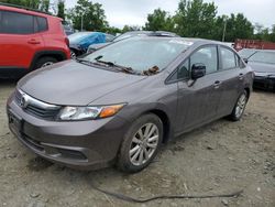 Honda Civic exl Vehiculos salvage en venta: 2012 Honda Civic EXL