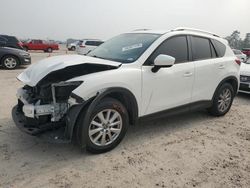 Salvage cars for sale at Houston, TX auction: 2014 Mazda CX-5 Touring