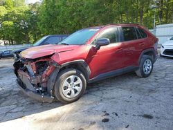 Salvage cars for sale at Austell, GA auction: 2021 Toyota Rav4 LE
