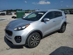 Salvage cars for sale from Copart West Palm Beach, FL: 2017 KIA Sportage EX