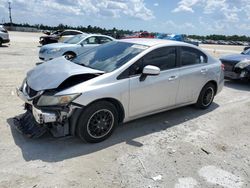 Salvage cars for sale from Copart Arcadia, FL: 2015 Honda Civic LX