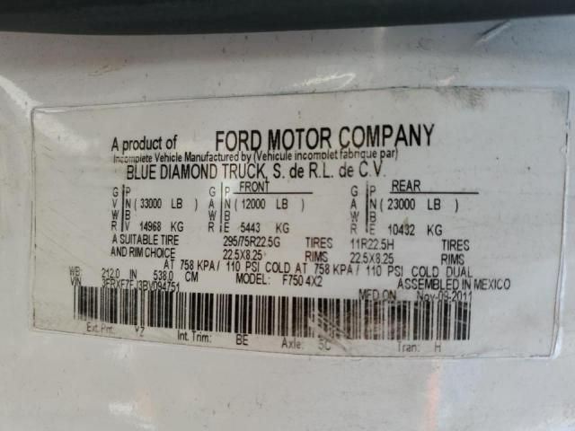 2011 Ford F750 Super Duty