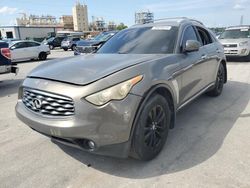 Salvage cars for sale from Copart New Orleans, LA: 2010 Infiniti FX35