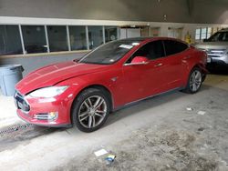 Salvage cars for sale at Sandston, VA auction: 2014 Tesla Model S