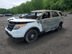 Salvage cars for sale at Marlboro, NY auction: 2013 Ford Explorer Police Interceptor
