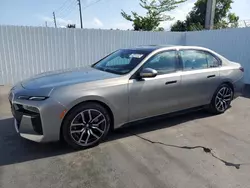 Salvage cars for sale at auction: 2023 BMW 740 I