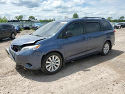 Toyota Sienna xle salvage cars for sale: 2014 Toyota Sienna XLE