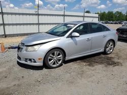 Salvage cars for sale from Copart Lumberton, NC: 2012 Chevrolet Cruze LTZ