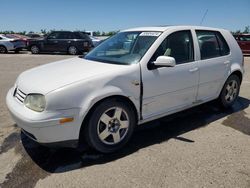 Volkswagen Golf salvage cars for sale: 2000 Volkswagen Golf GLS