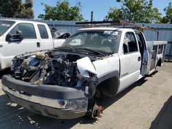 Salvage trucks for sale at Martinez, CA auction: 2004 Chevrolet Silverado C2500 Heavy Duty