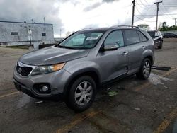 Salvage cars for sale from Copart Chicago Heights, IL: 2012 KIA Sorento Base