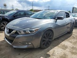 Salvage cars for sale at Dyer, IN auction: 2016 Nissan Maxima 3.5S