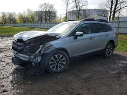 Salvage cars for sale at Central Square, NY auction: 2017 Subaru Outback 3.6R Limited