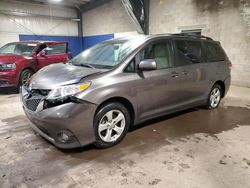 Salvage cars for sale at Chalfont, PA auction: 2012 Toyota Sienna LE