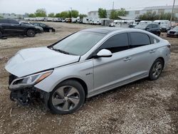 Salvage cars for sale from Copart Franklin, WI: 2017 Hyundai Sonata Hybrid