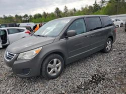 Salvage cars for sale at Windham, ME auction: 2010 Volkswagen Routan SE