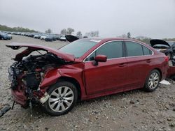 Salvage cars for sale at West Warren, MA auction: 2015 Subaru Legacy 2.5I Premium