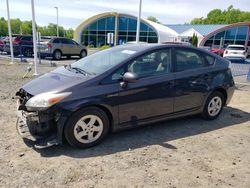 Salvage cars for sale from Copart East Granby, CT: 2011 Toyota Prius