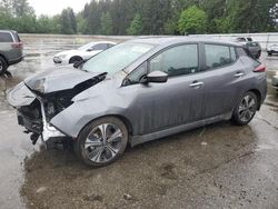 Nissan salvage cars for sale: 2020 Nissan Leaf SV