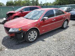 Salvage cars for sale at Riverview, FL auction: 2011 Lincoln MKZ Hybrid