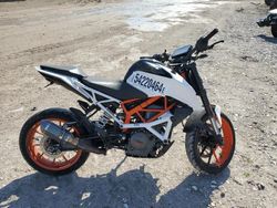 Salvage Motorcycles for sale at auction: 2017 KTM 390 Duke