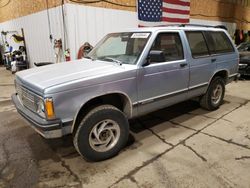 Salvage cars for sale at Anchorage, AK auction: 1992 Chevrolet Blazer S10