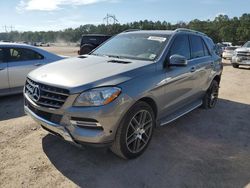 Salvage cars for sale at Greenwell Springs, LA auction: 2015 Mercedes-Benz ML 350