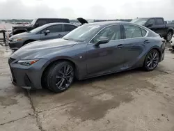 Salvage cars for sale at Grand Prairie, TX auction: 2021 Lexus IS 350 F-Sport