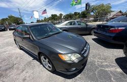 Salvage cars for sale at Apopka, FL auction: 2008 Subaru Legacy 2.5I Limited