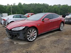 Salvage cars for sale at Grenada, MS auction: 2016 Tesla Model S