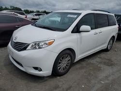 Salvage cars for sale at Cahokia Heights, IL auction: 2014 Toyota Sienna XLE