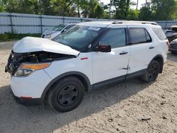 Salvage cars for sale at Hampton, VA auction: 2015 Ford Explorer Police Interceptor