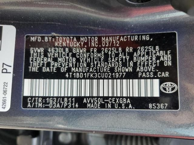 2012 Toyota Camry Hybrid