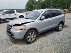 Salvage cars for sale from Copart Concord, NC: 2009 Hyundai Santa FE SE
