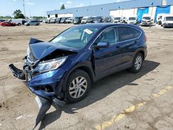 Salvage cars for sale at Woodhaven, MI auction: 2015 Honda CR-V EX