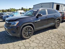 Salvage cars for sale at Vallejo, CA auction: 2024 Volkswagen Atlas Cross Sport SE
