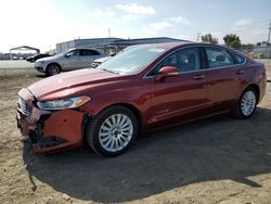 Ford Fusion salvage cars for sale: 2014 Ford Fusion SE Hybrid