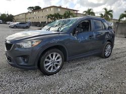 Salvage cars for sale from Copart Opa Locka, FL: 2015 Mazda CX-5 GT