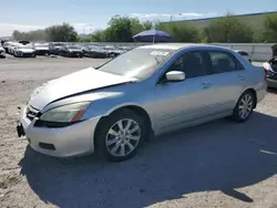Salvage cars for sale at Las Vegas, NV auction: 2006 Honda Accord EX