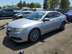 Salvage cars for sale at Denver, CO auction: 2015 Acura TLX Tech