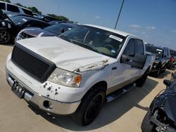 Salvage cars for sale from Copart Wilmer, TX: 2007 Ford F150 Supercrew