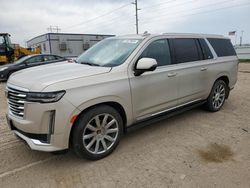 Cadillac Vehiculos salvage en venta: 2022 Cadillac Escalade ESV Premium Luxury Platinum