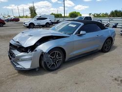 Salvage cars for sale from Copart Miami, FL: 2020 Ford Mustang