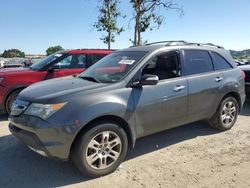 Salvage cars for sale from Copart San Martin, CA: 2007 Acura MDX Technology