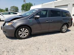 Salvage cars for sale from Copart Blaine, MN: 2014 Honda Odyssey EXL