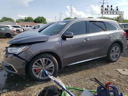 Salvage cars for sale from Copart Columbus, OH: 2017 Acura MDX Sport Hybrid Technology
