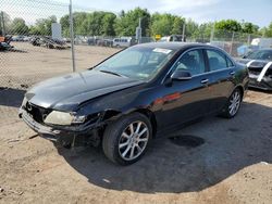 Salvage cars for sale at Chalfont, PA auction: 2007 Acura TSX