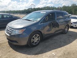 Salvage cars for sale from Copart Greenwell Springs, LA: 2013 Honda Odyssey EX