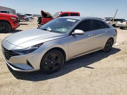 Salvage cars for sale at Amarillo, TX auction: 2021 Hyundai Elantra SEL